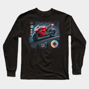 Ducati MotoGP Infographic Long Sleeve T-Shirt